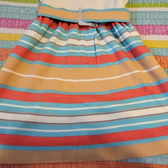 The Red Eye 60's Metro Mod Striped Dress - Picture 3 of 9